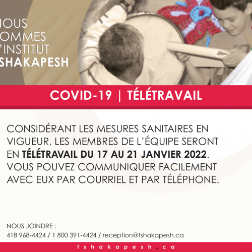 Nous sommes présents, en télétravail