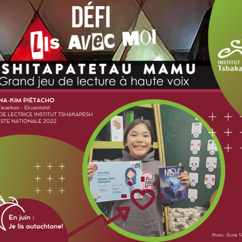 BRAVO À NOTRE GRANDE LECTRICE!