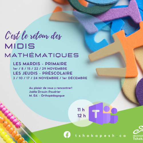 LE RETOUR DES MIDIS MATHÉMATIQUES