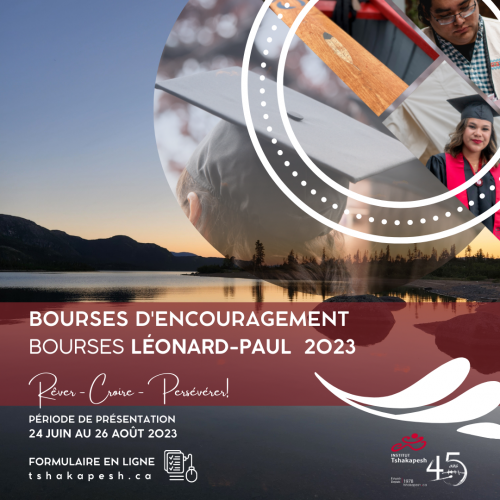 BOURSES D’ENCOURAGEMENT – BOURSES LÉONARD-PAUL 2023