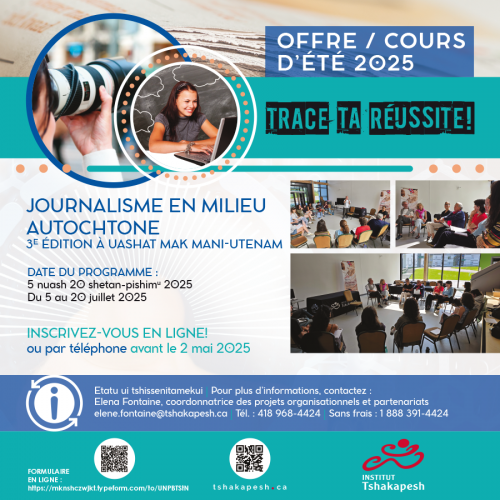 JOURNALISME EN MILLIEU AUTOCHTONE | 3e ÉDITION