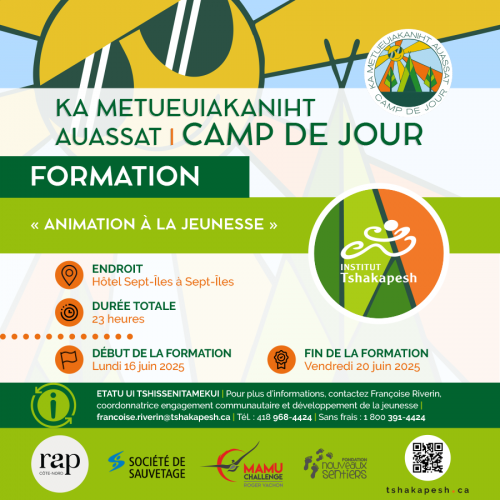OFFRE DE FORMATION – KA METUEUIAKANIHT   AUASSAT | CAMP DE JOUR